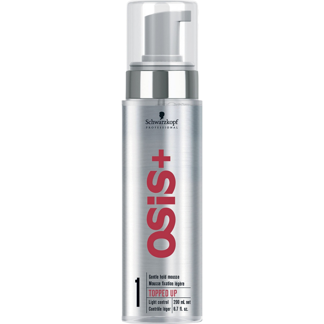 Schwarzkopf - Osis+ - Topped Up  - Gentle Hold Mousse