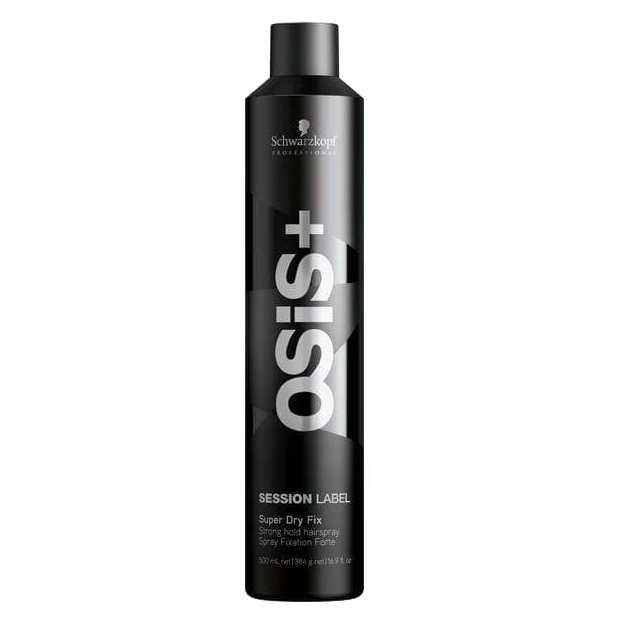 Schwarzkopf - Osis+ - Session Label - Super Dry Fix - Strong Hold Hairspray